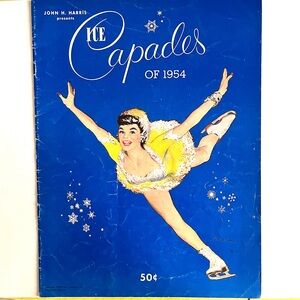 Ice Capades of 1954 - framable- super gun! Ice shows history